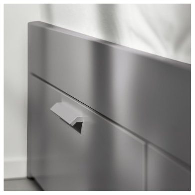 IKEA Каркас ліжка BRIMNES 140х200 см Сірий 70602795 фото - 5