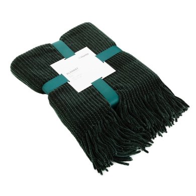 Плед Homla CHENILLE 130x170 см Зеленый 218478 фото - 5