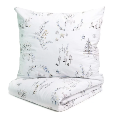 Комплект постельного белья Homla JOELLE 160x200 см Белый 218118