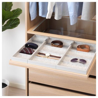 Висувна полиця із вставкою KOMPLEMENT - 3 IKEA Висувна полиця із вставкою KOMPLEMENT (ИКЕА КОМПЛИМЕНТ) 79249494 фото - 3