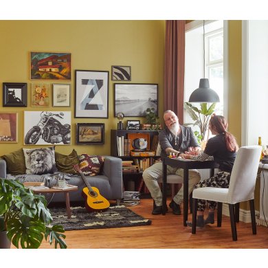 IKEA Обідній стілець BERGMUND Світло-сірий (ИКЕА БЕРГМУНД) 59385977 фото - 2