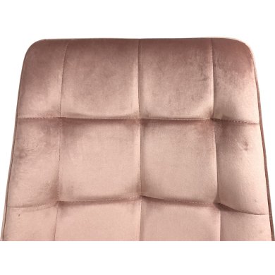 Обідній стілець Signal Chic Velvet Рожевий CHICVCRA52 фото - 6