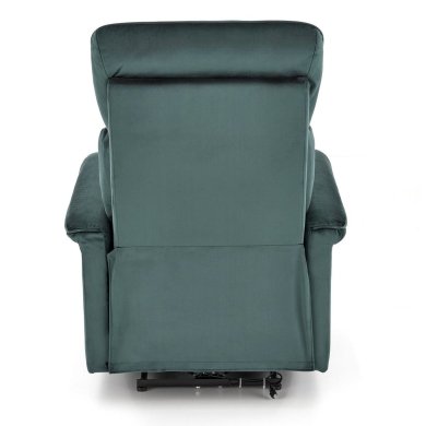 Кресло мягкое раскладное с реклайнером Halmar SEMIR Welur Зеленый V-CH-SEMIR-FOT-C.ZIELONY фото - 4
