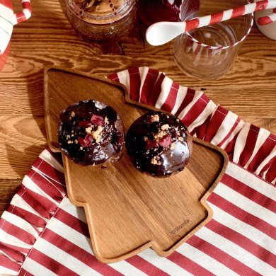 Сервірувальна дошка Homla XMAS MOOKA 27x20 см Дерево 230809 фото - 5