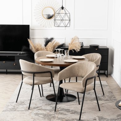 Обеденный стул Mebel Elit TINKA Velvet Бежевый ME.TINKA/BZ/SZTR/K фото - 5