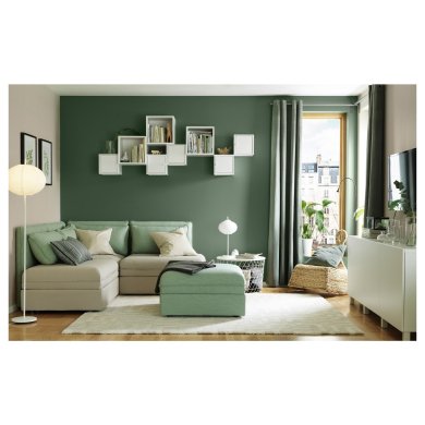 IKEA Декоративная наволочка SANELA 50х50 см Светло-бежевый (ИКЕА SANELA) 90321030 фото - 3