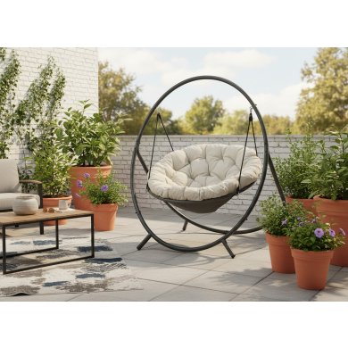 Підвісне крісло Garden Line PATIO Бежевий FAT9927 фото - 3