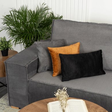 Розкладний диван Mebel Elit ALEX Темно-сірий - 6 Розкладний диван Mebel Elit ALEX Темно-сірий MGK.FILO/LINCOLN90/NAR фото - 6