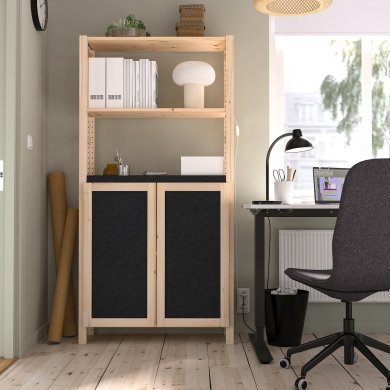 IKEA Стеллаж IVAR Черный (ИКЕА ИВАР) 79572572 фото - 8