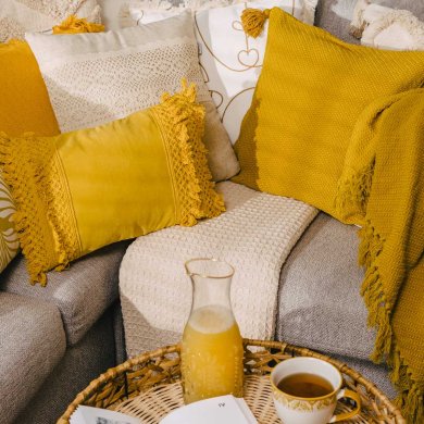 Плед Homla VAFFEL 130x170 см Бежевий 162309 фото - 2