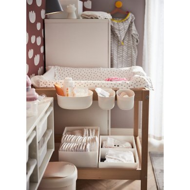 IKEA Набір навісних контейнерів для пеленального столика ÖNSKLIG (ИКЕА ÖNSKLIG) 30199283 фото - 7