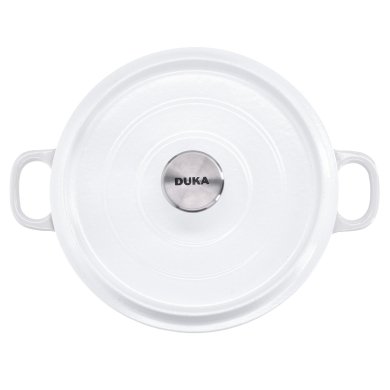 Кастрюля с крышкой Duka BJORN 4200 мл | Белый 1216821 фото - 3