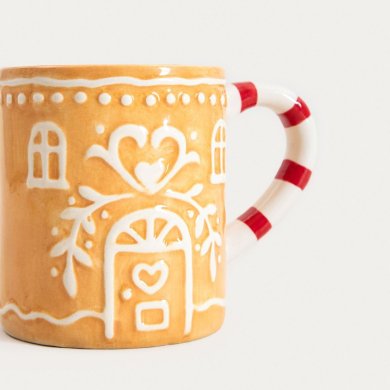 Кружка с крышкой Homla LOKKA 900 мл Коричневый 242673 фото - 3