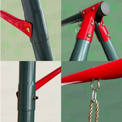 Садовые качели Garden Line 290x180x200 см Разноцветный KRE1111 фото - 4