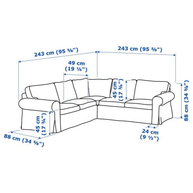 IKEA EKTORP (ИКЕА ЭКТОРП) 69628659 фото - 4