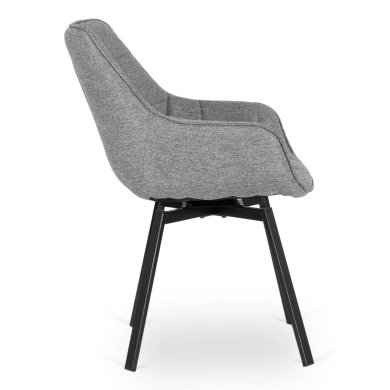 Обеденный стул поворотный Mebel Elit LUNA 2 Серый ME.LUNA2/P/T/K фото - 3