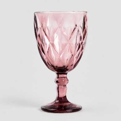 Набір келихів Homla LUNNA 340 мл Рожевий 241222 фото - 2