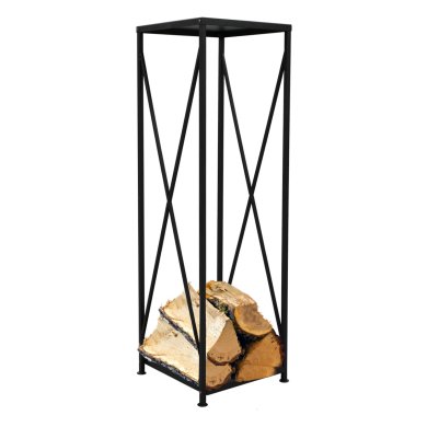 Дровница Garden Line 34x34x111 см Черный KOM5875