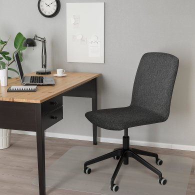 IKEA Офисное кресло ERFJALLET Серый (ИКЕА ЭРФЖАЛЛЕ) 60587955 фото - 5
