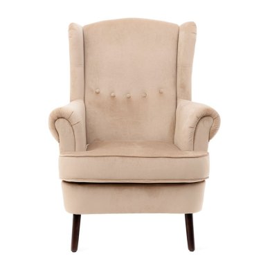 Крісло м'яке Homla FOSSBY Welur Бежевий 213246 фото - 2