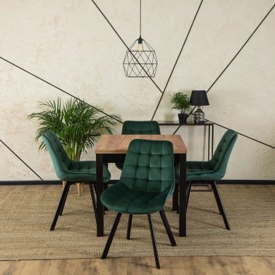 Обідній стілець Mebel Elit RICK Welur Зелений - 12 Обідній стілець Mebel Elit RICK Welur Зелений ME.RICK/Z/V/K фото - 12