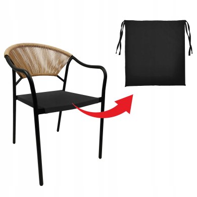 Садовый стул Kontrast PORTO Черный 5.03.212696 фото - 8