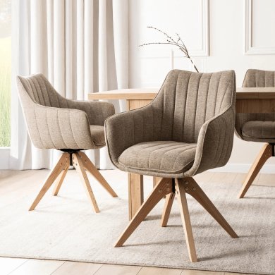 Обідній стілець поворотний Mebel Elit LEMON Бежевий ME.LEMON/BZ/T/K фото - 5