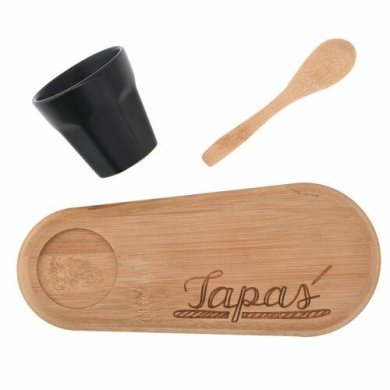 Набор для закусок и соусов Duka Tapas | Дерево / Черный 1219756 фото - 3