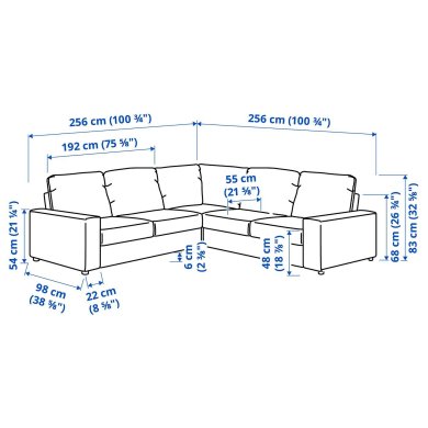 IKEA VIMLE (ИКЕА ВИМЛЕ) 59436689 фото - 5