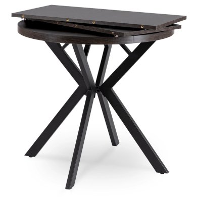 Раскладной обеденный стол Mebel Elit DORIAN Черный - 4 Раскладной обеденный стол Mebel Elit DORIAN Черный ME.DORIAN/CZ/CZ/S фото - 4