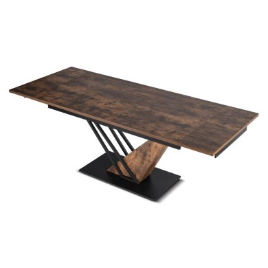 Раскладной обеденный стол Mebel Elit REX MDF Дуб рустик ME.REX/RU/RU/S160-220 фото - 3