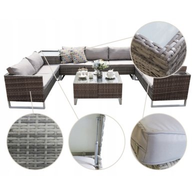 Комплект садових меблів Kontrast COMODO Бежевий 5.05.27148 фото - 3