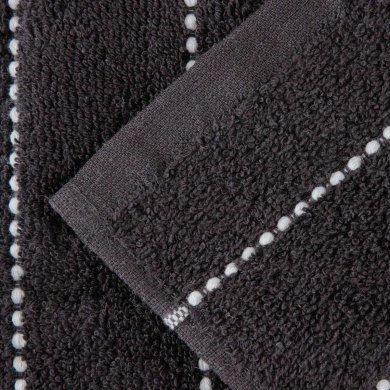 Рушник для рук Homla STRAPE 50x90 см Чорний 213410 фото - 2