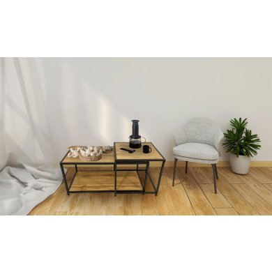 Комплект журнальных столов Kontrast SK121D 2 шт Дуб 6.06.15222 фото - 7