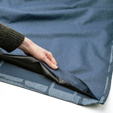 IKEA Штори LONNSTAVMAL 145x300 см 2 шт Синій (ИКЕА ЛОННСТАВМАЛ) 70551729 фото - 3