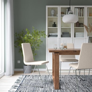 IKEA Обідній стілець LILLANAS Бежевий (ИКЕА ЛИЛЬАНАС) 00534757 фото - 3