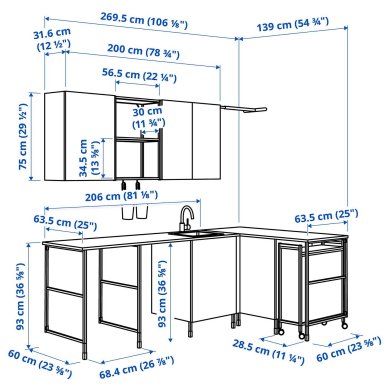 IKEA ENHET (ИКЕА ЭНХЕТ) 99477932 фото - 3