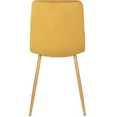 Обеденный стул Mebel Elit FREDY Welur Желтый ME.FREDY/ZO/D/V/K фото - 4