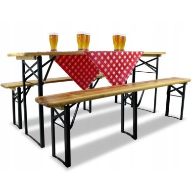 Комплект складаних садових меблів Garden Line WOOD Дерево - 4 Комплект складаних садових меблів Garden Line WOOD Дерево MEB2745 фото - 4