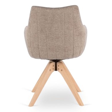 Обідній стілець поворотний Mebel Elit LEMON Бежевий ME.LEMON/BZ/T/K фото - 4