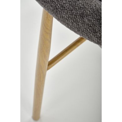 Обідній стілець Halmar K489 Попелястий V-CH-K/489-KR-POPIELATY фото - 12