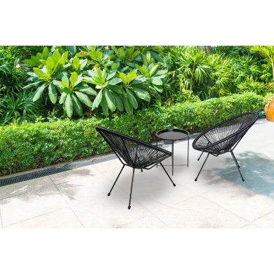 Комплект садовой мебели Kontrast PICO ACAPULCO Черный MIX_black фото - 13