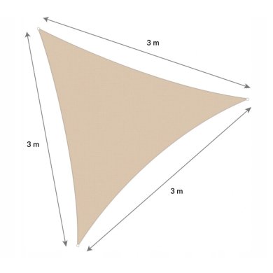 Тент Kontrast 3x3 м Бежевий - 7 Тент Kontrast 3x3 м Бежевий 5.06.27476 фото - 7