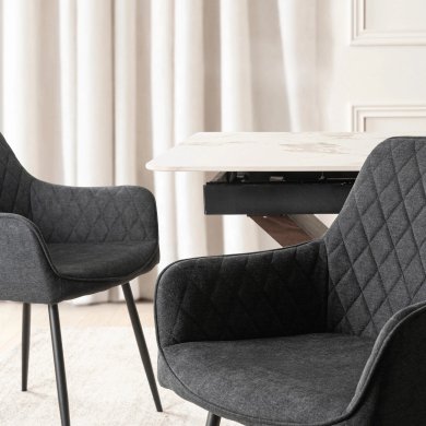 Обідній стілець Mebel Elit BRESSO 2 Чорний ME.BRESSO2/CZ/CZ/T/K фото - 8