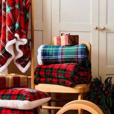 Плед Homla MANTA 150x200 см Зелений 218474 фото - 4