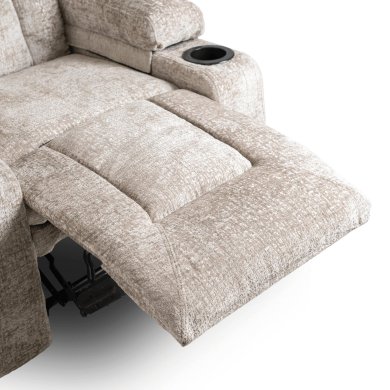 Кресло мягкое раскладное массажное с реклайнером Mebel Elit BOX Welur Бежевый ME.BOX/BZ/V/FW фото - 11