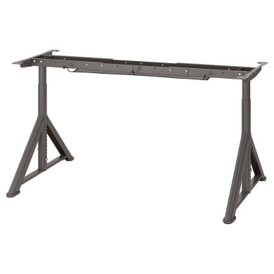 IKEA Основа для стола регулируемая IDASEN 106-146 см Серый (ИКЕА ИДАСЕН) 80397916