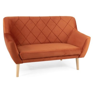 Диван Signal Kier 2 Velvet | Кориця / Бук (BLUVEL 4215) KIER2V4215BU-P