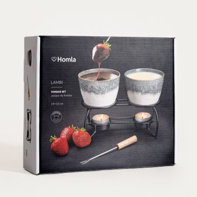 Набор для фондю Homla LAMBI Бежевый 241423 фото - 4