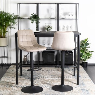 Барний стілець Mebel Elit ARCOS 2 Welur Бежевий - 6 Барний стілець Mebel Elit ARCOS 2 Welur Бежевий ME.ARCOS2/BZ/V/H фото - 6